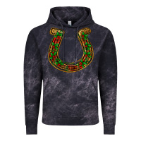 Cloud Black Christmas Horseshoe Vintage Hoodie - Jasminsmagicworld