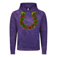 Cloud Purple Christmas Horseshoe Vintage Hoodie - Jasminsmagicworld