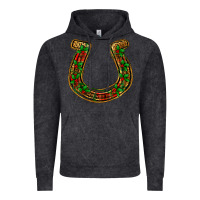 Vintage Black Christmas Horseshoe Vintage Hoodie - Jasminsmagicworld