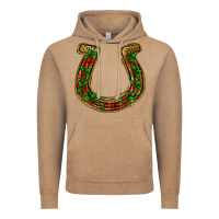 Vintage Coffee Christmas Horseshoe Vintage Hoodie - Jasminsmagicworld