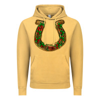 Vintage Mustard Christmas Horseshoe Vintage Hoodie - Jasminsmagicworld