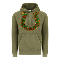 Vintage Olive Christmas Horseshoe Vintage Hoodie - Jasminsmagicworld