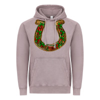 Vintage Zinc Christmas Horseshoe Vintage Hoodie - Jasminsmagicworld