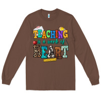 Chestnut teaching is a work of heart Long Sleeve Tee - NancyCooperArtShop