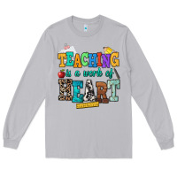 Moon Dust teaching is a work of heart Long Sleeve Tee - NancyCooperArtShop