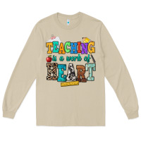 Mushroom teaching is a work of heart Long Sleeve Tee - NancyCooperArtShop