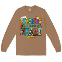 Toasted Coconut teaching is a work of heart Long Sleeve Tee - NancyCooperArtShop