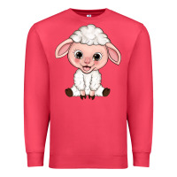 Cardinal Cartoon Lamb Premium Sweatshirt - HowdyJamesFarm