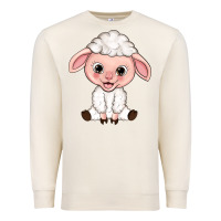 Sandshell Cartoon Lamb Premium Sweatshirt - HowdyJamesFarm