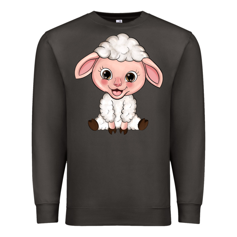 Cartoon Lamb Premium Sweatshirt by HowdyJamesFarm | Teevron