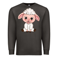 Smoke Cartoon Lamb Premium Sweatshirt - HowdyJamesFarm