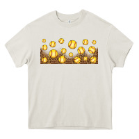 Cream leopard softball 16oz libbey glass Heavy Core Tee - HRA Design Shop