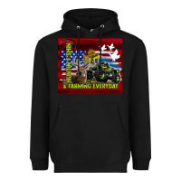 Black hunting fishing & farming everyday Heavyweight Hoodie - TumblerDesignByShophia