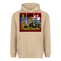 Mushroom hunting fishing & farming everyday Heavyweight Hoodie - TumblerDesignByShophia