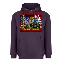 Plum hunting fishing & farming everyday Heavyweight Hoodie - TumblerDesignByShophia