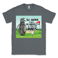 Charcoal Heather funny golf Classic Tee - MaliasSmallBusiness