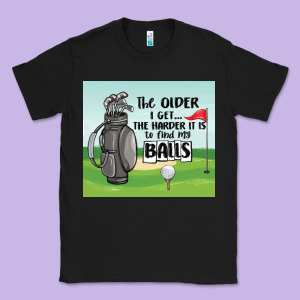 Funny Golf Classic Tee Designed By Maliassmallbusiness