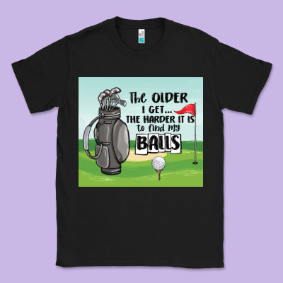 Funny Golf Classic Tee Designed By Maliassmallbusiness