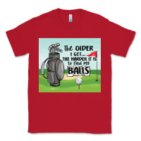 Red funny golf Classic Tee - MaliasSmallBusiness