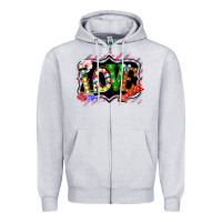 Heather Grey love frame digital valentines day Zipper Hoodie - Bettercallsaul