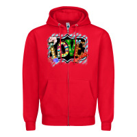 Red love frame digital valentines day Zipper Hoodie - Bettercallsaul