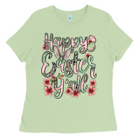 Matcha Easter Day Happy Easter y'all Ladies Tee - OliviaCreatesArt