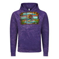 Cloud Purple cactus turquoise serape leopard mexican flag Vintage Hoodie - Jasminsmagicworld