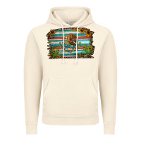 Vintage Artic cactus turquoise serape leopard mexican flag Vintage Hoodie - Jasminsmagicworld
