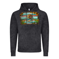 Vintage Black cactus turquoise serape leopard mexican flag Vintage Hoodie - Jasminsmagicworld
