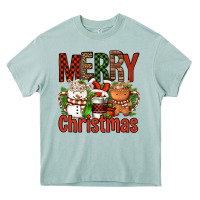 Arona Merry Christmas Coffee Cups Heavy Core Tee - FaDigitalArtStudio