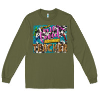 Army Green one loved teacher Long Sleeve Tee - NancyCooperArtShop