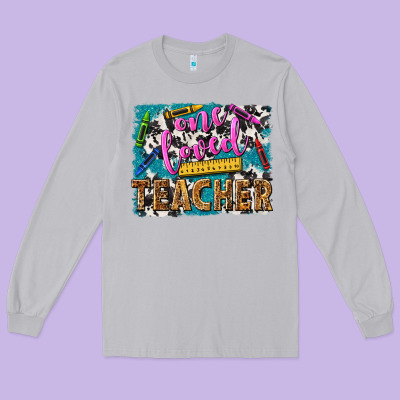 One Loved Teacher Long Sleeve Tee Designed By Nancycooperartshop