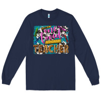 Navy one loved teacher Long Sleeve Tee - NancyCooperArtShop