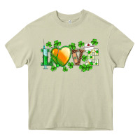 Mossy st.patrick's nurse love heart stethoscope Heavy Core Tee - BarkalooDesign