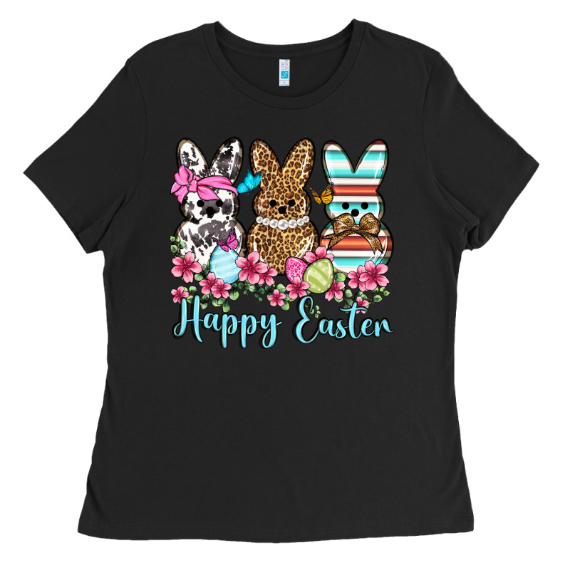 Happy Easter Western Peeps Ladies Tee by OliviaCreatesArt | Teevron