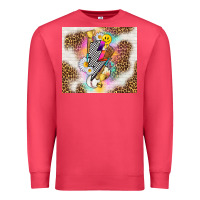 Cardinal retro baseball with leopard Premium Sweatshirt - TumblerDesignByShophia