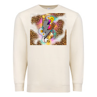 Sandshell retro baseball with leopard Premium Sweatshirt - TumblerDesignByShophia