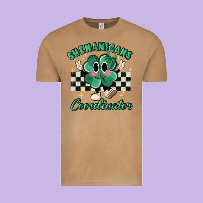 Shenanigans Coordinator Vintage Tee Designed By Maliassmallbusiness