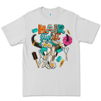 Dove Grey bullskull hairstlist Premium Tee - AdoDesignShop