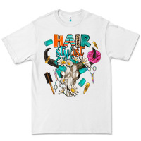 White bullskull hairstlist Premium Tee - AdoDesignShop