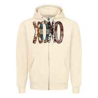Sandshell Xoxo Leopard Heart Zipper Hoodie - Bettercallsaul