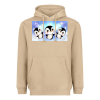Mushroom cute penguin Heavyweight Hoodie - TumblerDesignByShophia