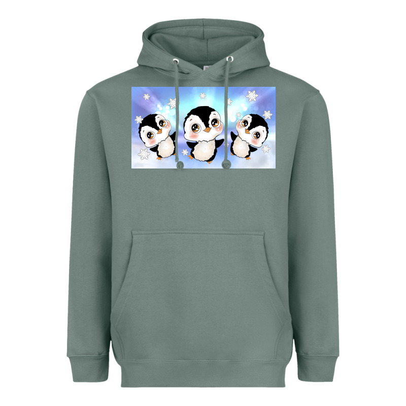Cute Penguin Heavyweight Hoodie by TumblerDesignByShophia | Teevron