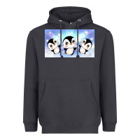 Smoke cute penguin Heavyweight Hoodie - TumblerDesignByShophia