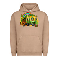Pigment Burro lucky gnomes truck St. Patrick's Day Urban Hoodie - FaDigitalArtStudio