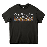 Asphalt leopard soccer 16oz libbey glass Heavy Core Tee - HRA Design Shop