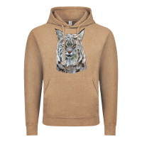 Vintage Coffee Bobcat Head Vintage Hoodie - LillyAllenDesigns