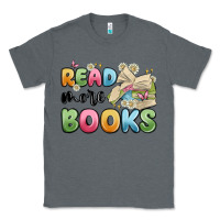 Charcoal Heather read more books Classic Tee - MaliasSmallBusiness