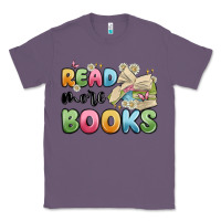 Lavender read more books Classic Tee - MaliasSmallBusiness