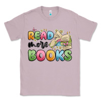Lilac read more books Classic Tee - MaliasSmallBusiness